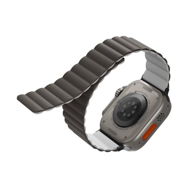 Dây Đồng Hồ UNIQ Revix Reversible Magnetic Strap chất liệu Silicone mịn chống thấm nước dành cho Apple Watch (49/45/44/42mm) - Hàng chính hãng