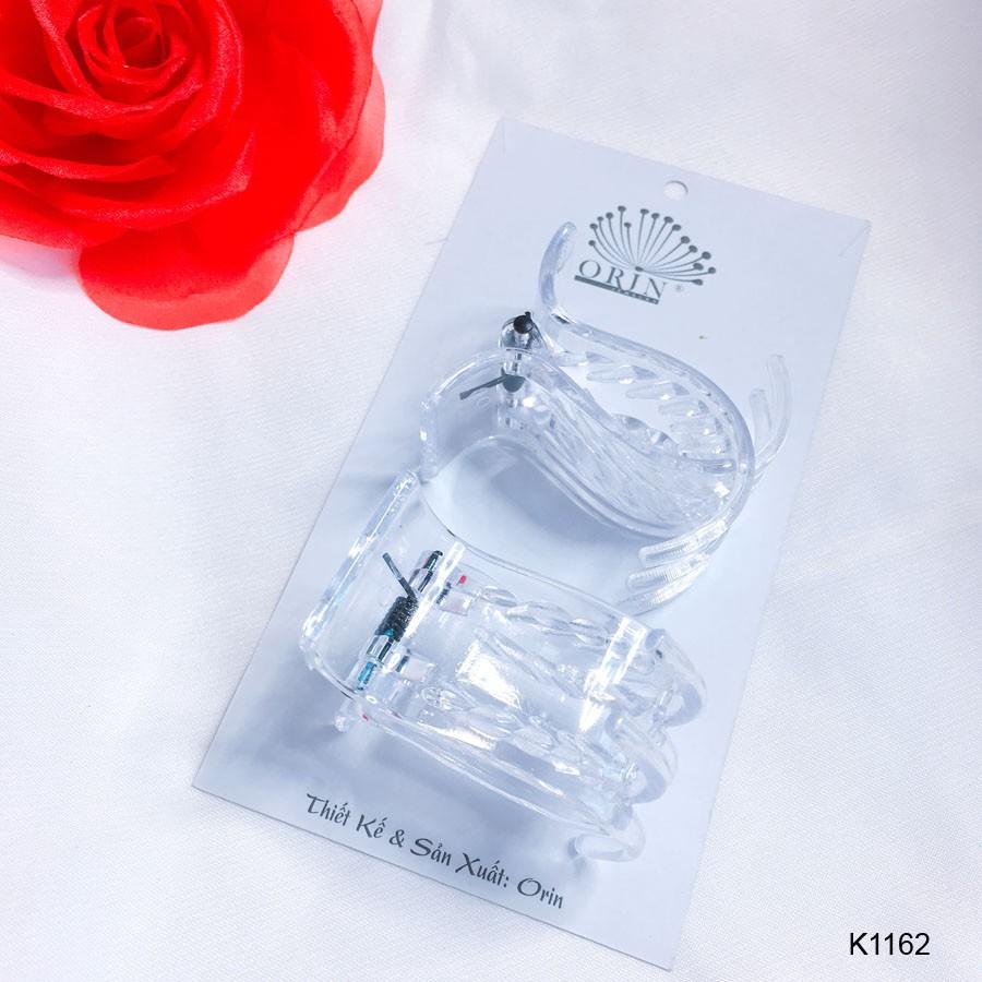 Kẹp Tóc Càng Cua Trong Suốt 5 Răng