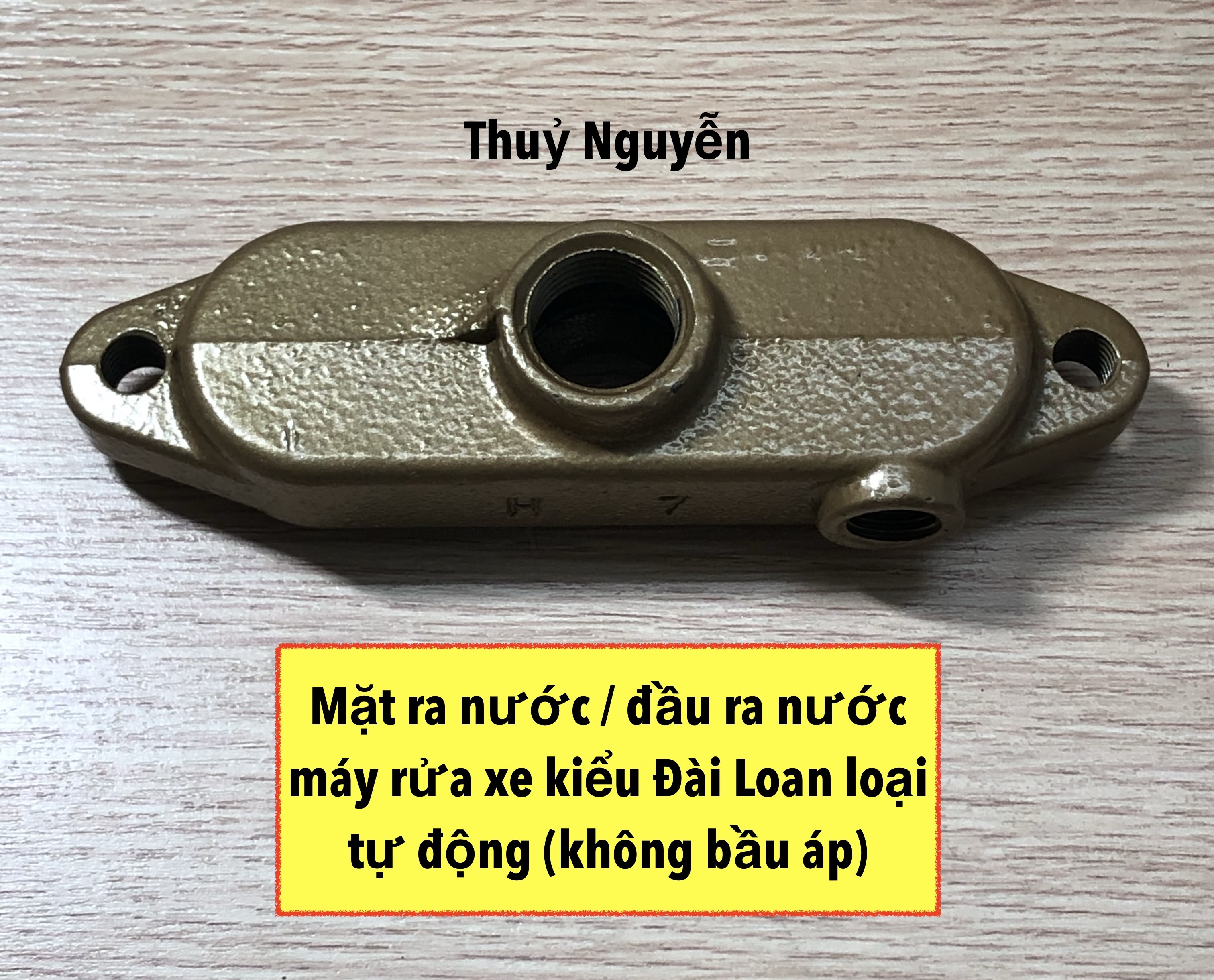 Mặt ra nước/ Đầu ra nước máy rửa xe kiểu Đài Loan loại tự động 1hp và 2hp