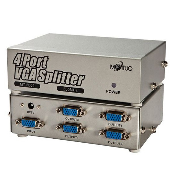Bộ chia màn hình VGA 1 ra 4- 500Mhz (MT-5004) Chính hãng