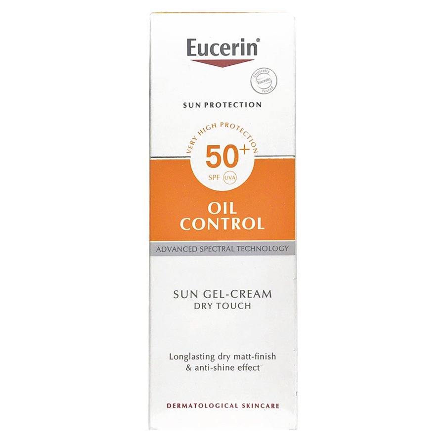 Kem Chống Nắng Kiểm Soát Nhờn cho Da Dầu Eucerin Sun Gel-Creme Oil Control Dry Touch SPF 50 (50 ml)