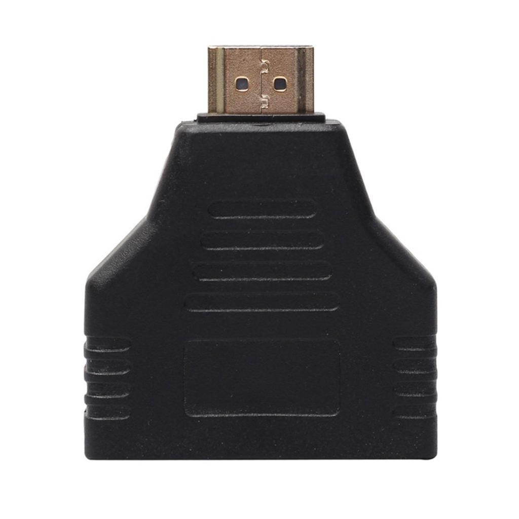 1080P HDMI Male to 2 HDMI Female 1 in 2 out Splitter Cable Adapter Converter, Black