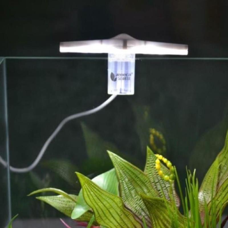Đèn Led hồ cá mini Kẹp Góc Hồ Cá Chiếc Lá Jeneca X1