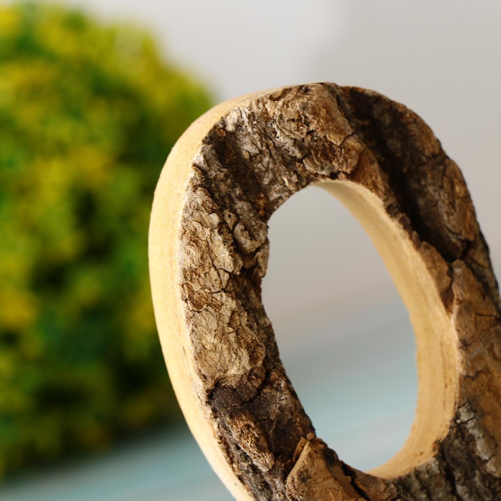 2pcs Wooden Number Decoration DIY Ornaments Decor For Home