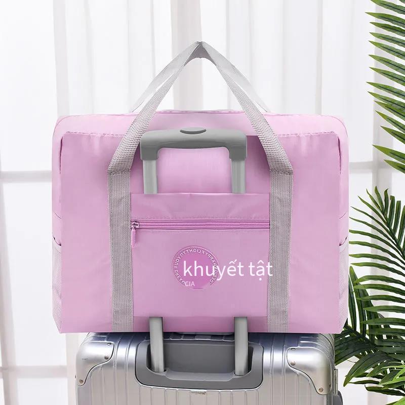 Giao Hàng Nhanh Túi Đựng Đồ Du Lịch Quần Áo Túi Sắp Xếp Di Động Công Suất Lớn Bộ Xe Đẩy Túi Đựng Hành Lý Túi Máy Bay