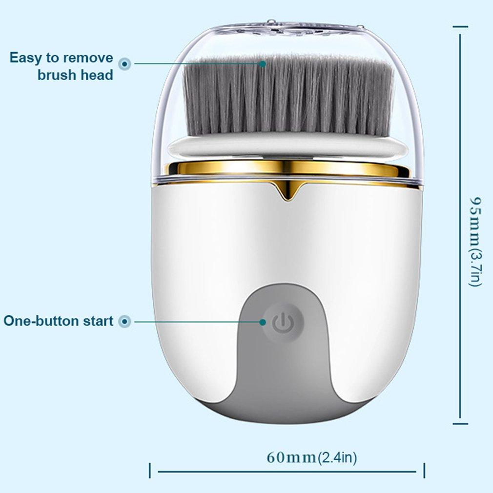 Có Thể Thay Thế Đầu Bàn Chải Mềm Mại Làm Sạch Dụng Cụ Đa Chức Năng Điện Xoay Phù Hợp Cho Sâu Làm Sạch Lỗ Chân Lông