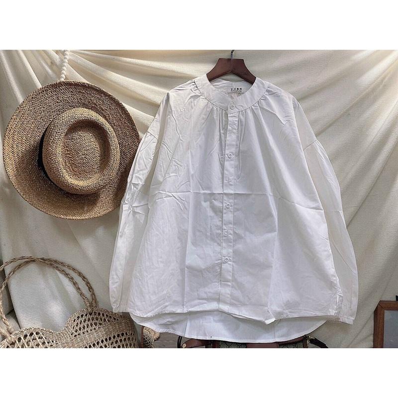 ÁO SƠ MI CỔ TRÒN