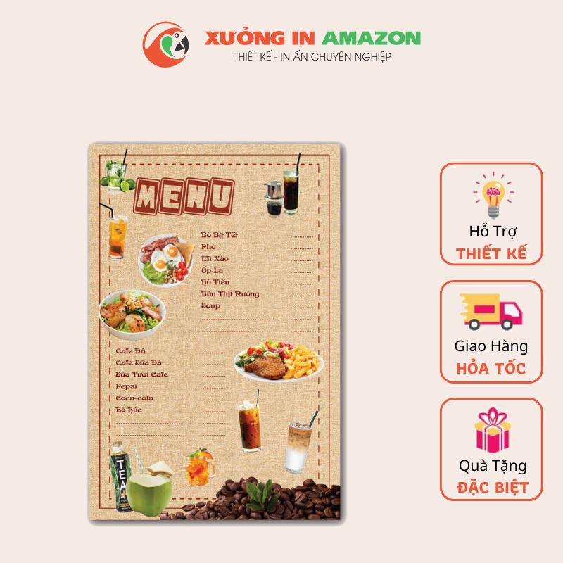 In menu theo yêu cầu (giá rẻ), menu quán trà sữa, menu quán cafe, menu quán nhậu, menu nail, menu spa