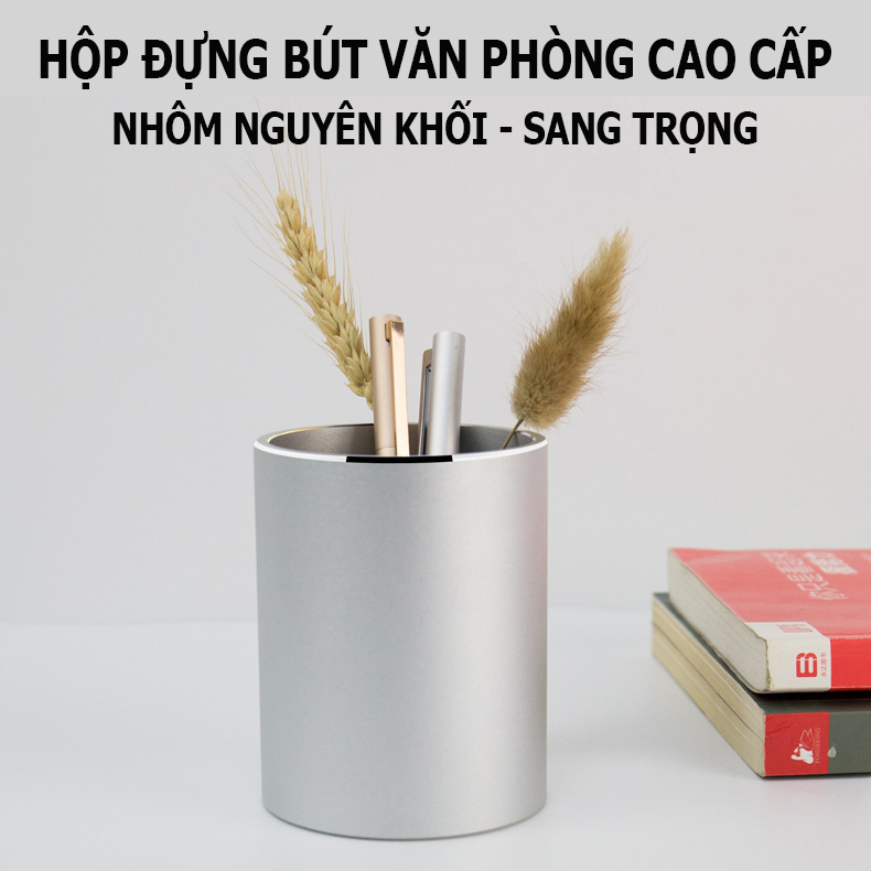 Hộp Đựng Bút Hộp Kim Nhôm Nguyên Khối, Hộp Bút Cao Cấp Văn Phòng Doanh Nghiệp, Quà Tặng Độc Lạ