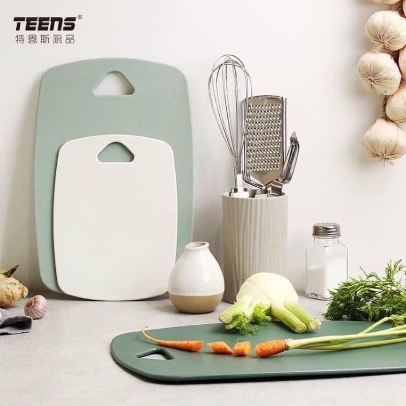 Thớt nhựa kháng khuẩn set 3 món