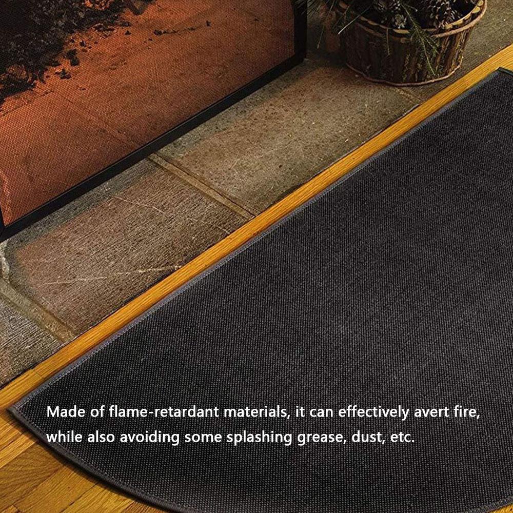 Thảm Bảo Vệ Sàn Lò Sưởi Brazier Chống Cháy Bằng Sợi Carbon