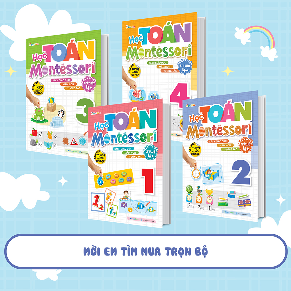 Học Toán Montessori 2 ( Phát triển trí tuệ 4+)