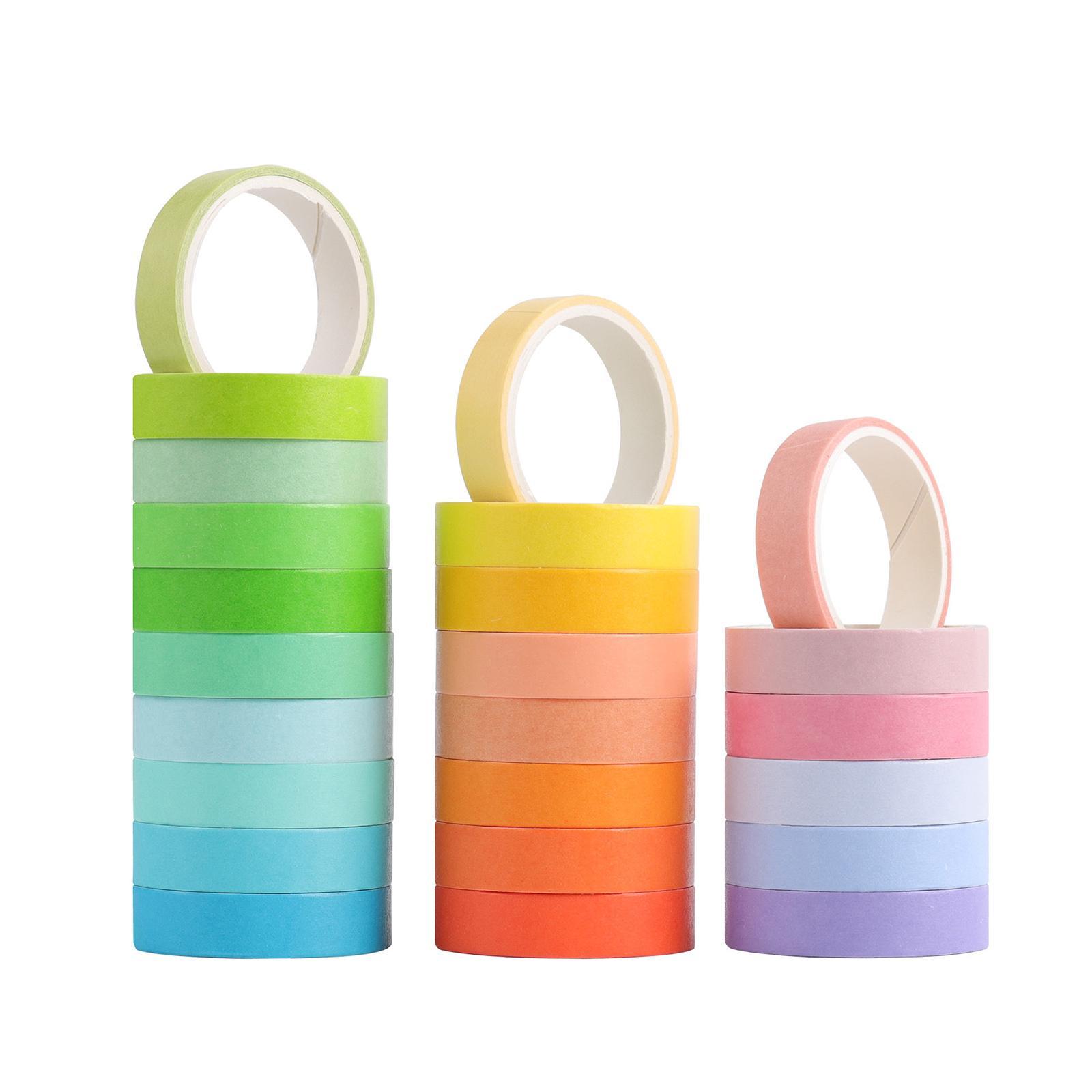 2M Washi Tape Set Paper Masking Washi Tapes for Card Making Gift Wrapping