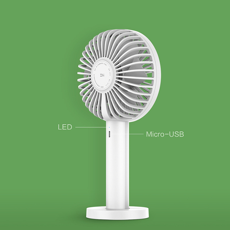 Quạt mini Xiaomi ZMI với 3 chế độ gió sạc bằng USB