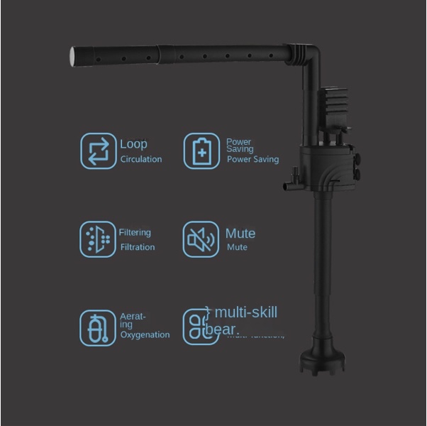 Máy Bơm Chìm Hồ Cá Thác Nước Circulation Oxyene Pump 25w