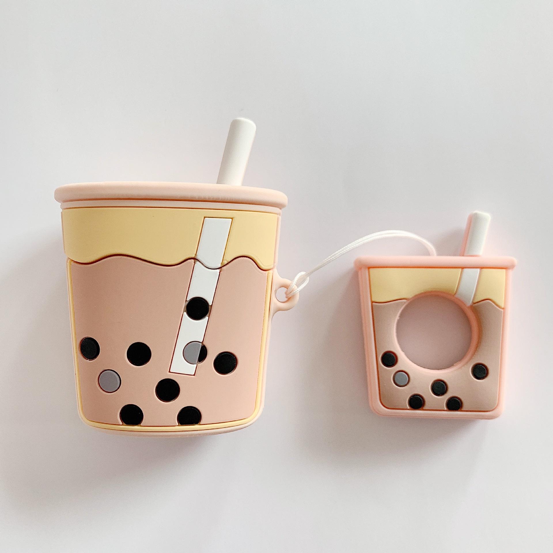 Airpods case, Ốp bảo vệ dành cho Airpods - Ly Trà Sữa