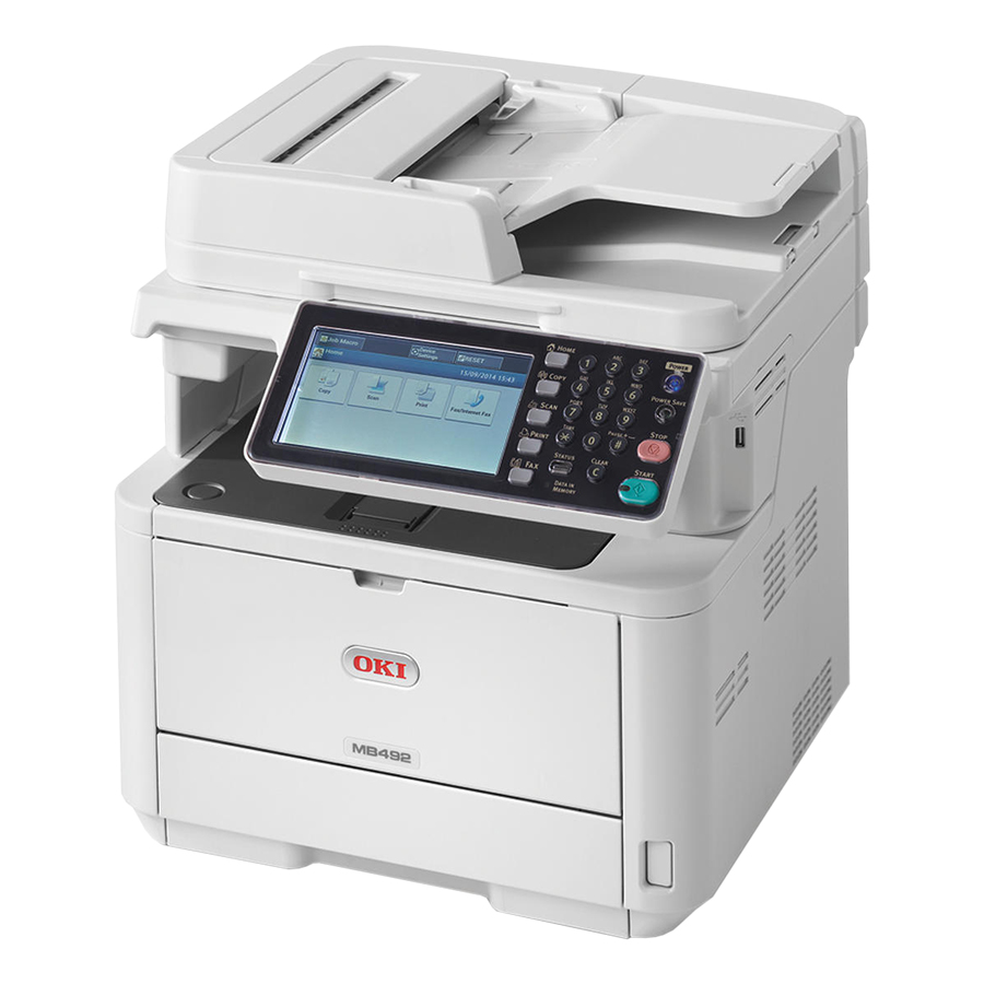 Máy in đa năng trắng đen OKI MB492DN