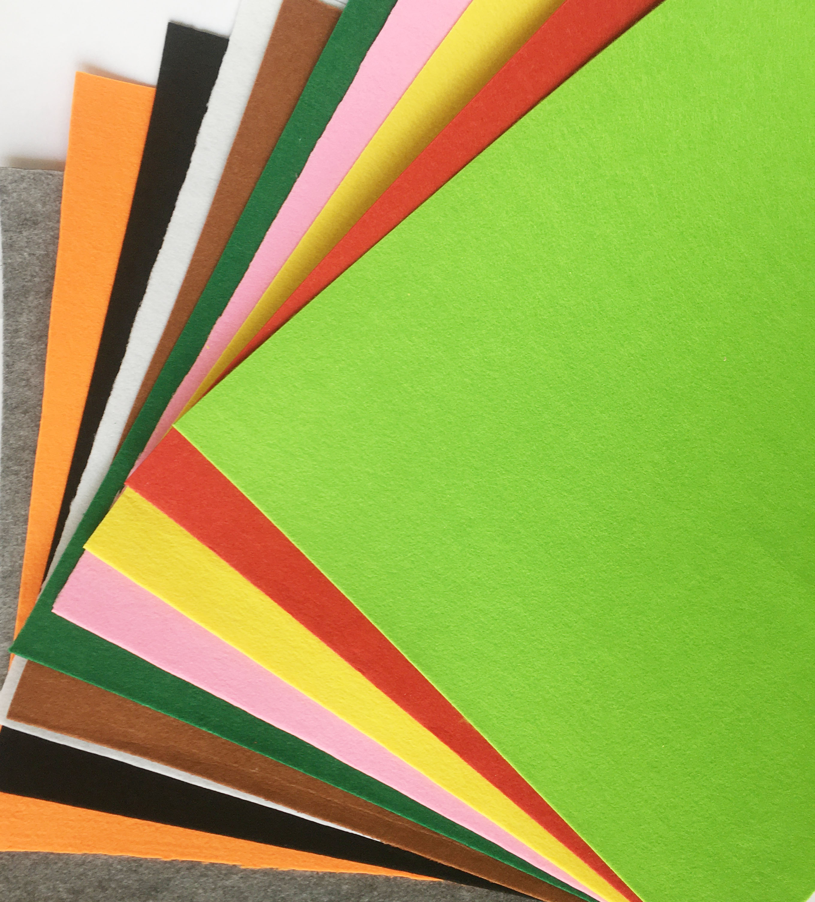 Vải nỉ dạ cứng loại dày 2mm đa năng nhiều màu KT 90x90cm làm túi ví, lót ly, trải sàn, handmade