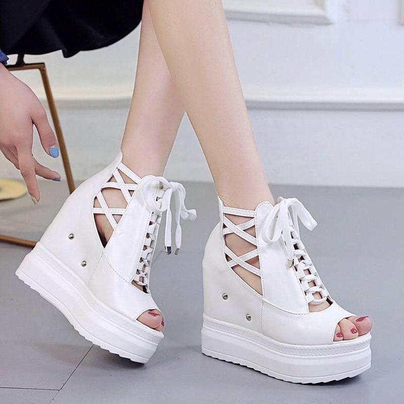 Giày Sandal nữ đế xuồng cá tính S115