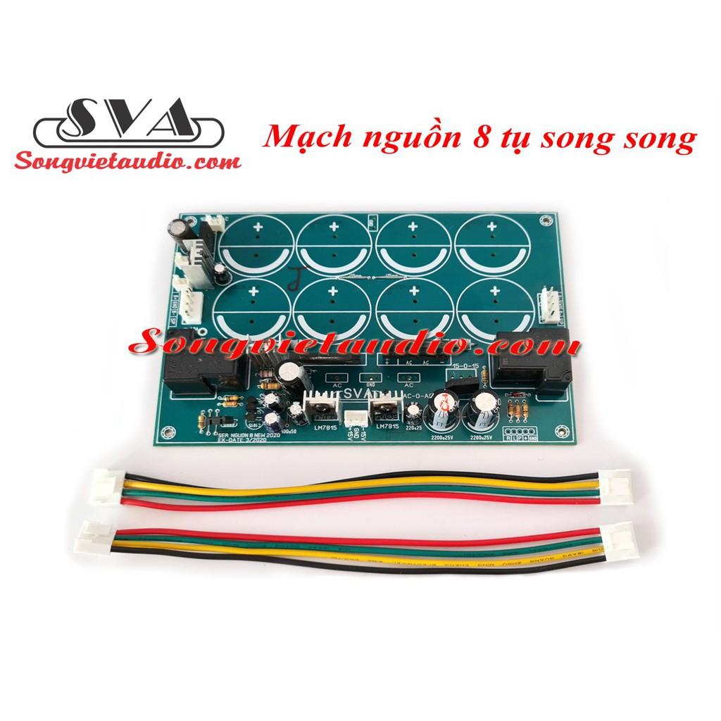 MẠCH NGUỒN 8 TỤ SONG SONG TÍCH HỢP CÁC NGUỒN PHỤ