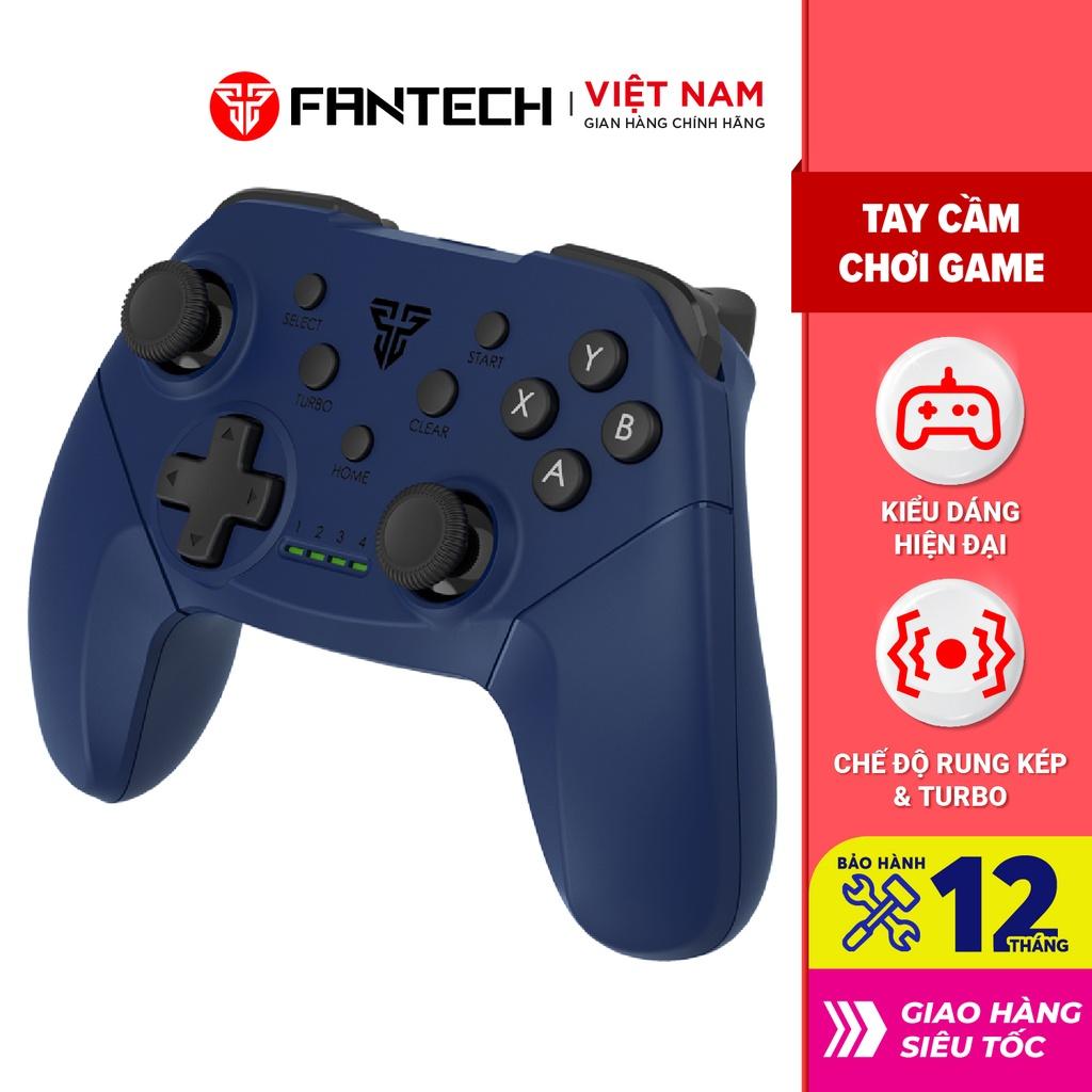 Tay Cầm Chơi Game Không Dây Fantech SHOOTER II WGP13 Dùng Được Cho PC,Console, Smart TV... 4 Chế Độ Từng Thể Loại Game - Hàng Chính Hãng