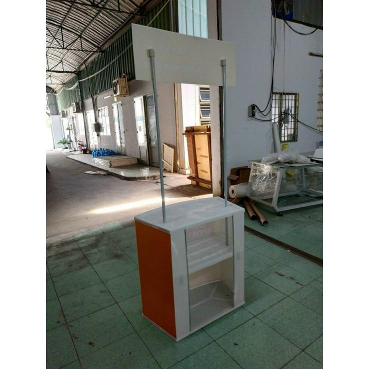 In ấn + quầy bán hàng, bán cà phê mang đi bằng nhựa /Booth di động bán hàng bằng nhựa..................................