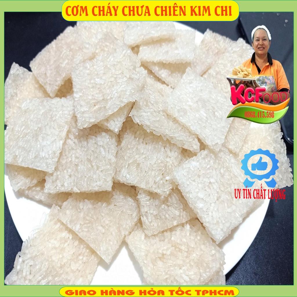 Cơm cháy nếp chưa chiên 4x4cm,6x9cm,10x10cm loại cơm cháy tươi ngon Kim Chi foods