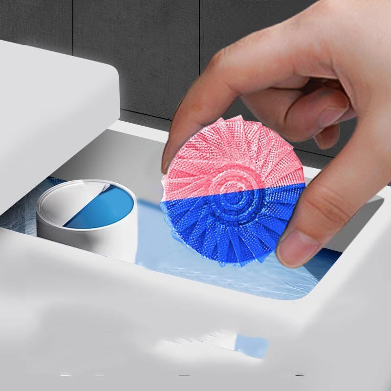 Viên Thả Bồn Cầu Nhật Bản 2 Trong 1 Làm Sạch Sâu, Khử Mùi, Hương Thơm Hoa Hồng