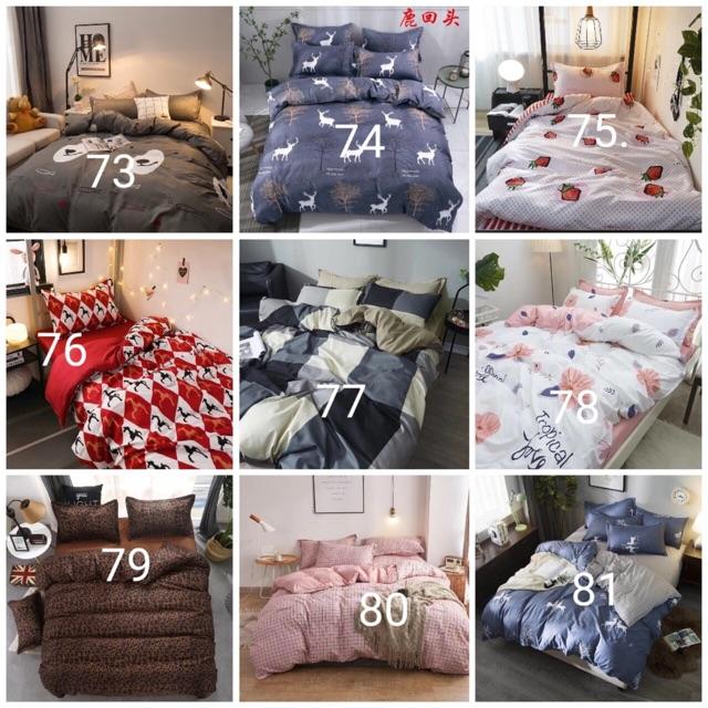 Bộ chăn ga gối poly cotton hàng nhập