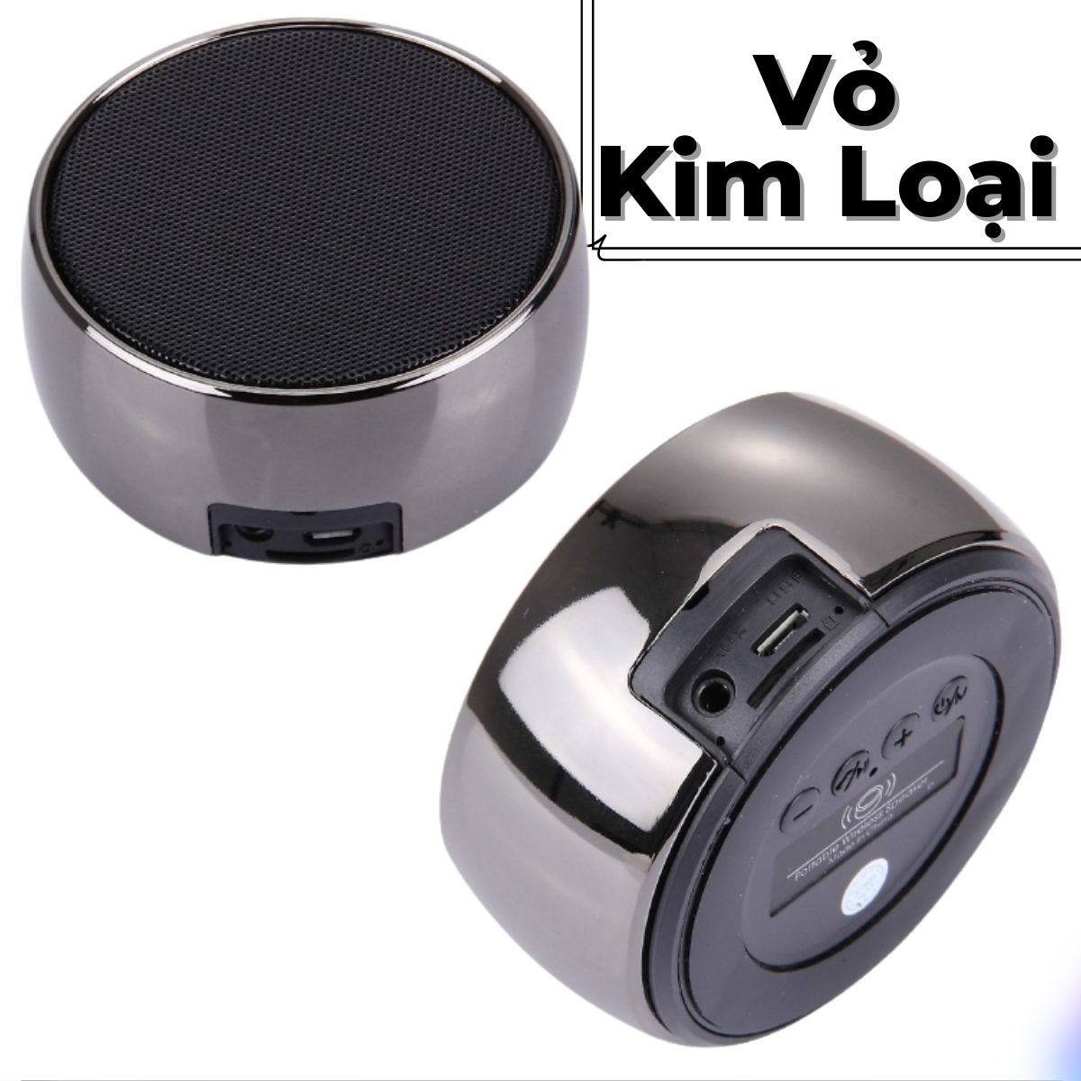 Loa Bluetooth Mini Nghe Nhạc Công Suất Lớn, Bass Mạnh, Có Khe Cắm Thẻ Nhớ, Giá Rẻ Cho Điện Thoại, Máy Tính,... BS.02