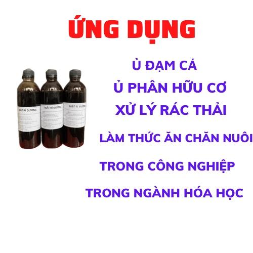 Mật rỉ đường, rỉ mật đường BIOGREEN 500ml dùng để ủ phân bón hữu cơ, đạm cá, khử mùi,cải tạo đất,chất xúc tác ủ phân chai500ml