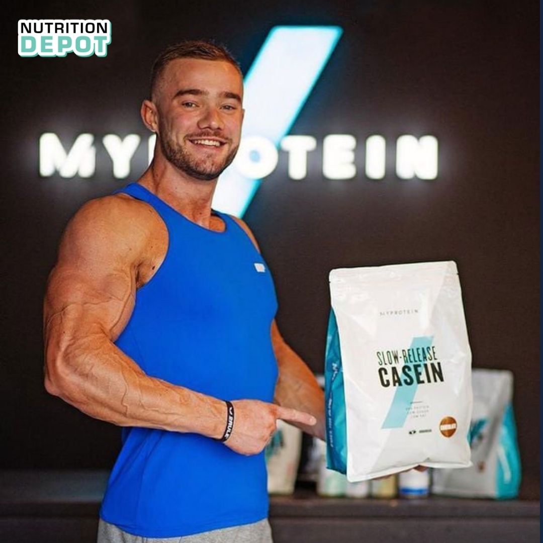 Thực phẩm bổ sung Slow Release Casein Myprotein (Protein Casein) - Hỗ trợ tăng cơ suốt đêm ngủ dài - Nutrition Depot VN