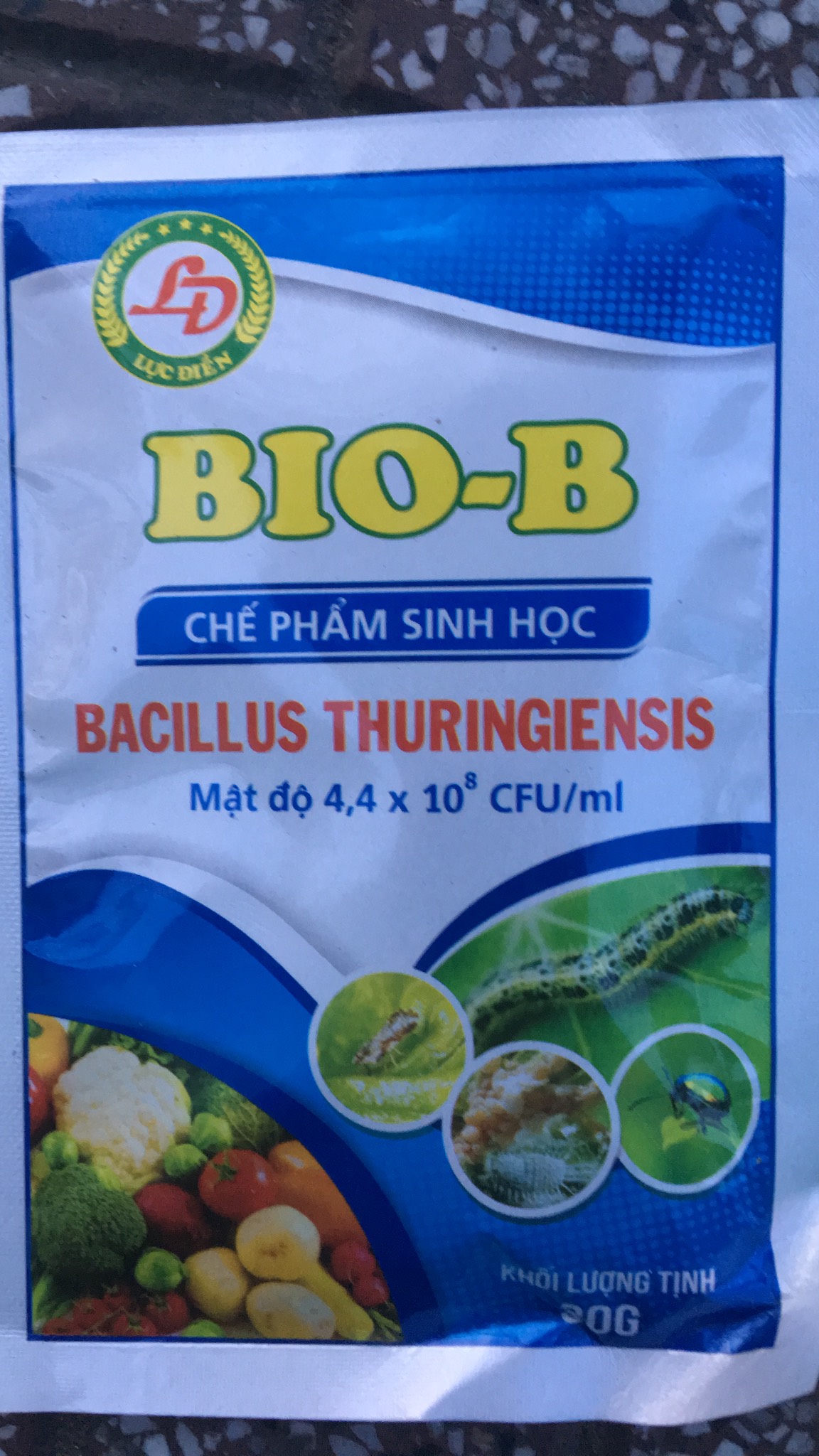 Chế phẩm sinh học BIO B diệt sâu gói 30Gr