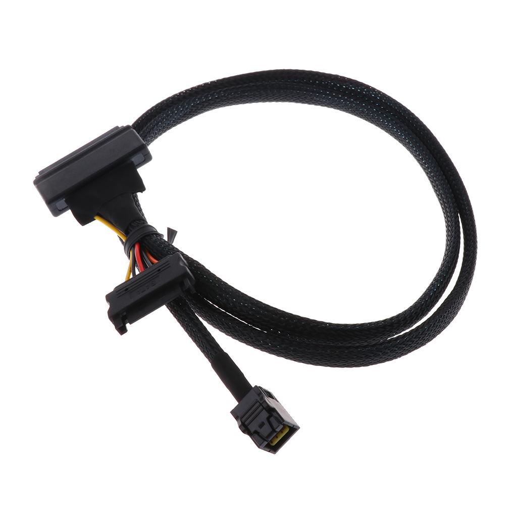 3ft Durable Mini SAS HD SFF-8643 to U.2 SFF-8639 NVMe Cable SSD Line