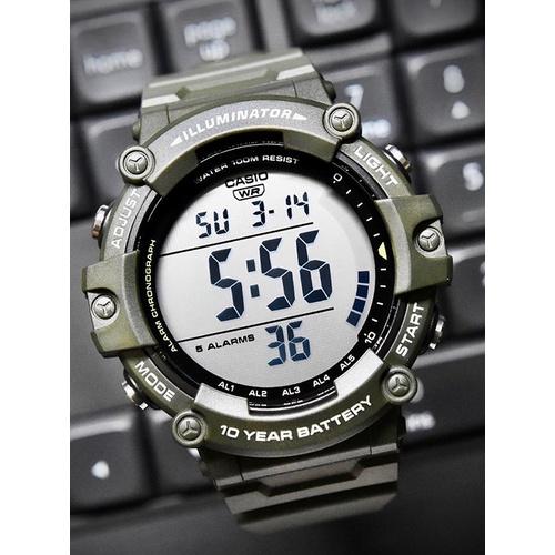 Đồng Hồ Nam Dây Nhựa Casio Standard AE-1500WHX-3AVDF Chính Hãng - AE-1500WHX-3A Pin 10 Năm