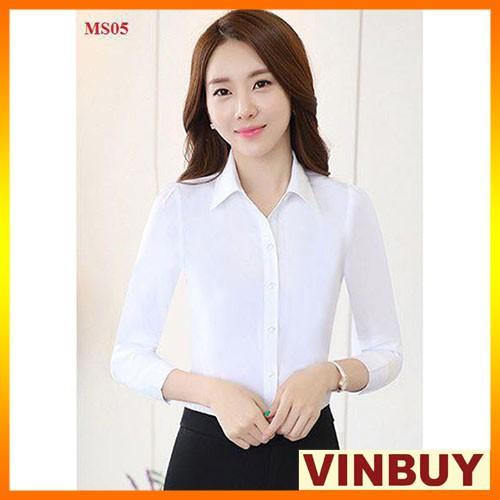 Sơ mi trắng bigsize nữ VINBUY