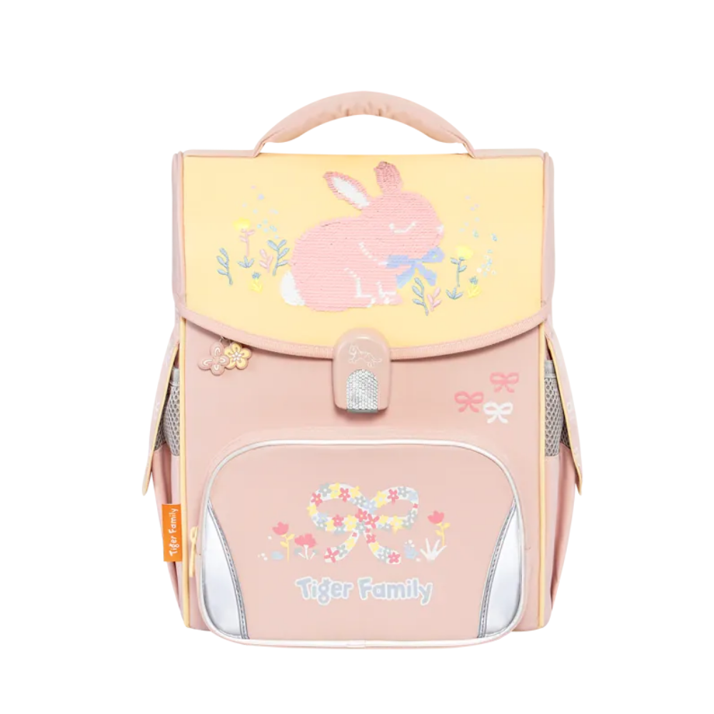 Cặp Chống Gù Jolly Schoolbag Pro 2 - Bows and Bunny - Sequins - Tiger Family TGJL-094A