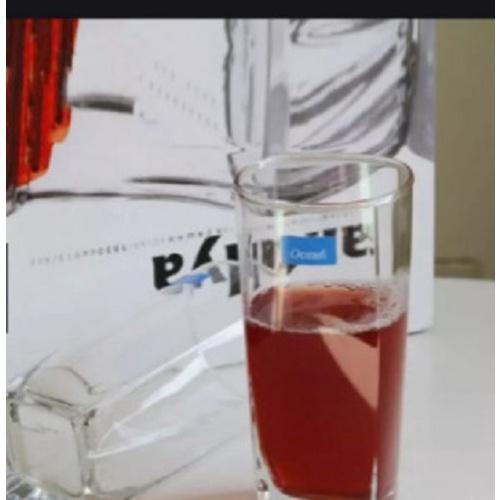 Ly thủy tinh đáy vuông cao 320ml