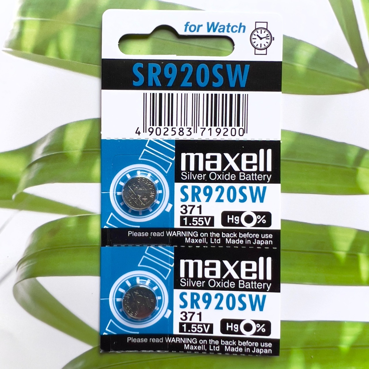 Pin Maxell Nhật Bản SR920SW / 371 / G6 (Viên Lẻ) Hàng Chính Hãng Made in Japan