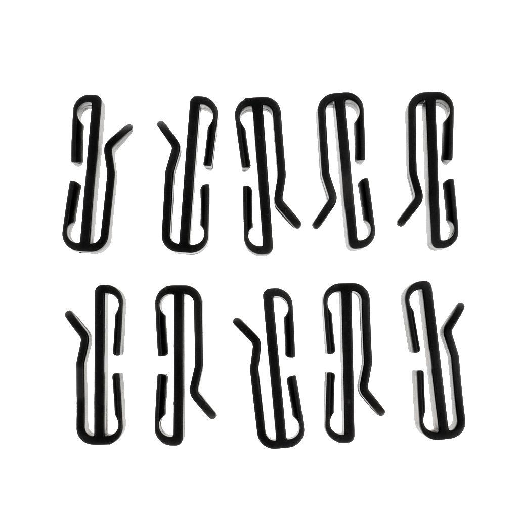 10Pcs Outdoor Molle Strap Backpack Bag Webbing Connecting Buckle Clip Fasten