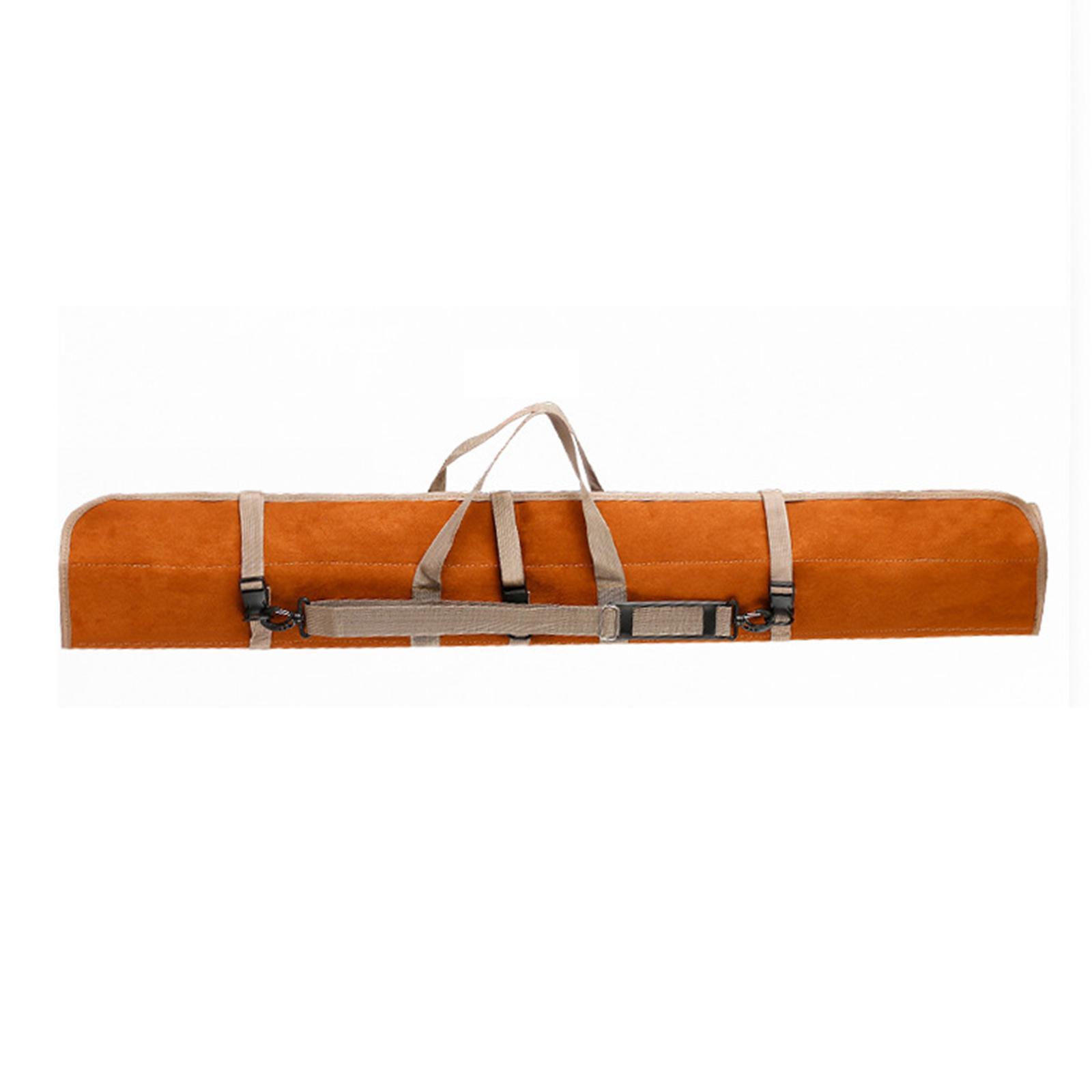 Fishing Rods Bag Travel Carry Case Nylon Waterproof Carrier Bag Outdoor Protection Bag Adjustable Strap Portable Fishing Tackle Storage Case