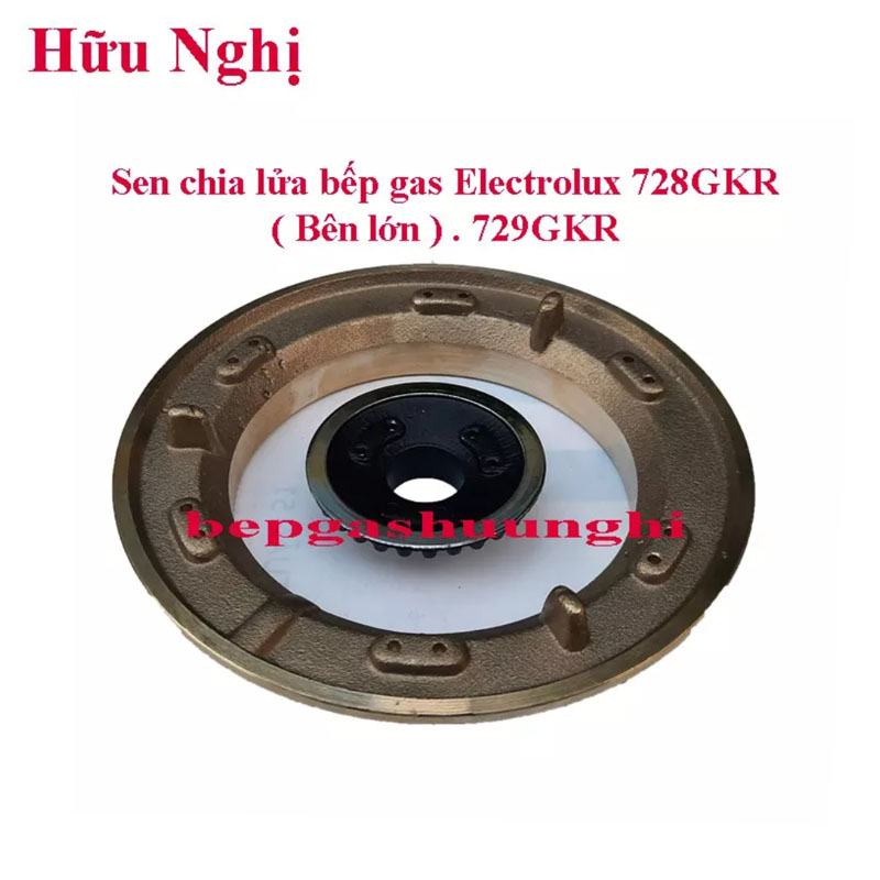 Sen chia lửa bếp gas đa năng, sử dụng cho bếp Electrolux 728GKR( BÊN LỚN ), 729GKR