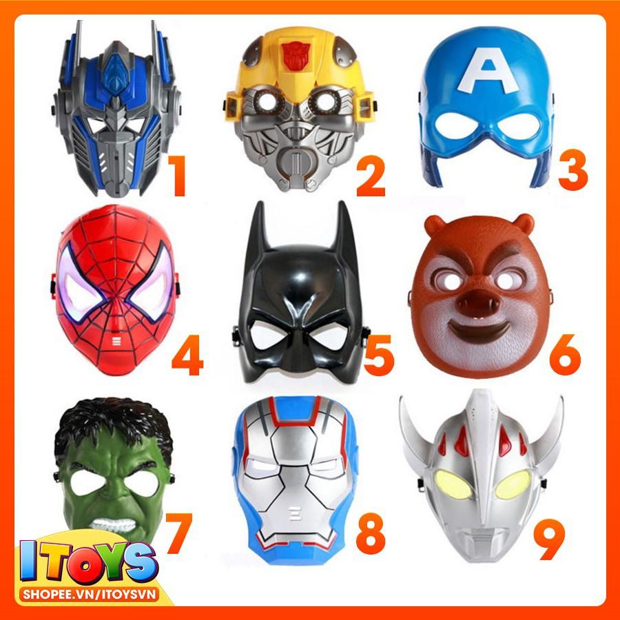 Mặt nạ Marvels, Siêu nhân, Anh hùng (nhiều nhân vật) Mặt nạ hóa trang Cosplay ITOYS - HT1 mã ZU87