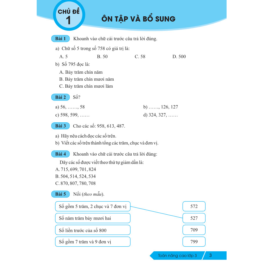 Sách - Toán Nâng Cao Lớp 3 Biên soạn theo chương trình GDPT mới - ndbooks