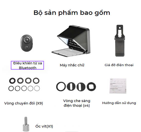 ROGTZ Máy Nhắc Chữ LensGo Teleprompter TC7 - Hàng Nhập Khẩu