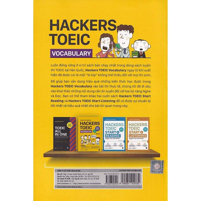 Hackers TOEIC Vocabulary - Bản Quyền