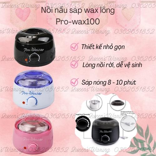 Nồi nấu Sáp Wax Lông Pro-wax 100 Cao Cấp có 3 màu bảo hành 2 tháng