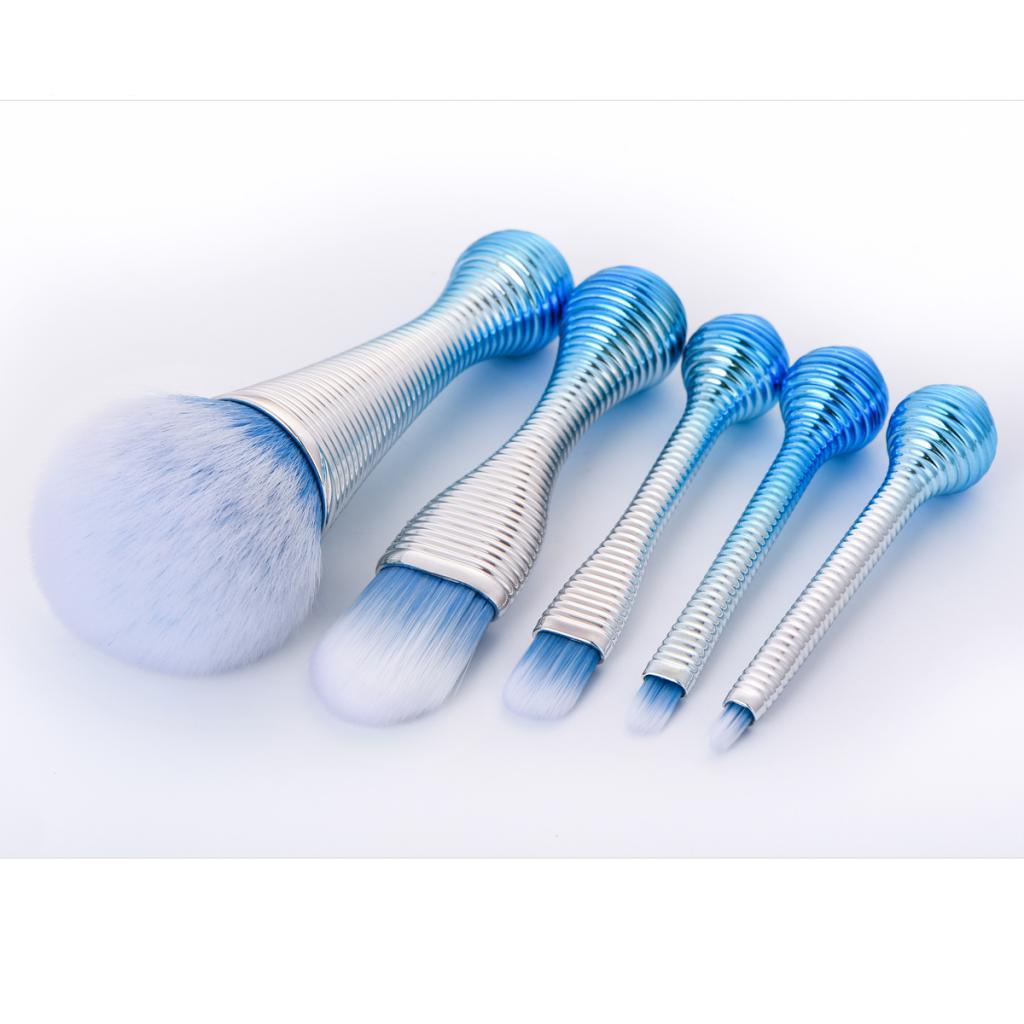 5pcs Professional Foundation Eyeshadow Makeup Brush Set Powder Concealer Kit