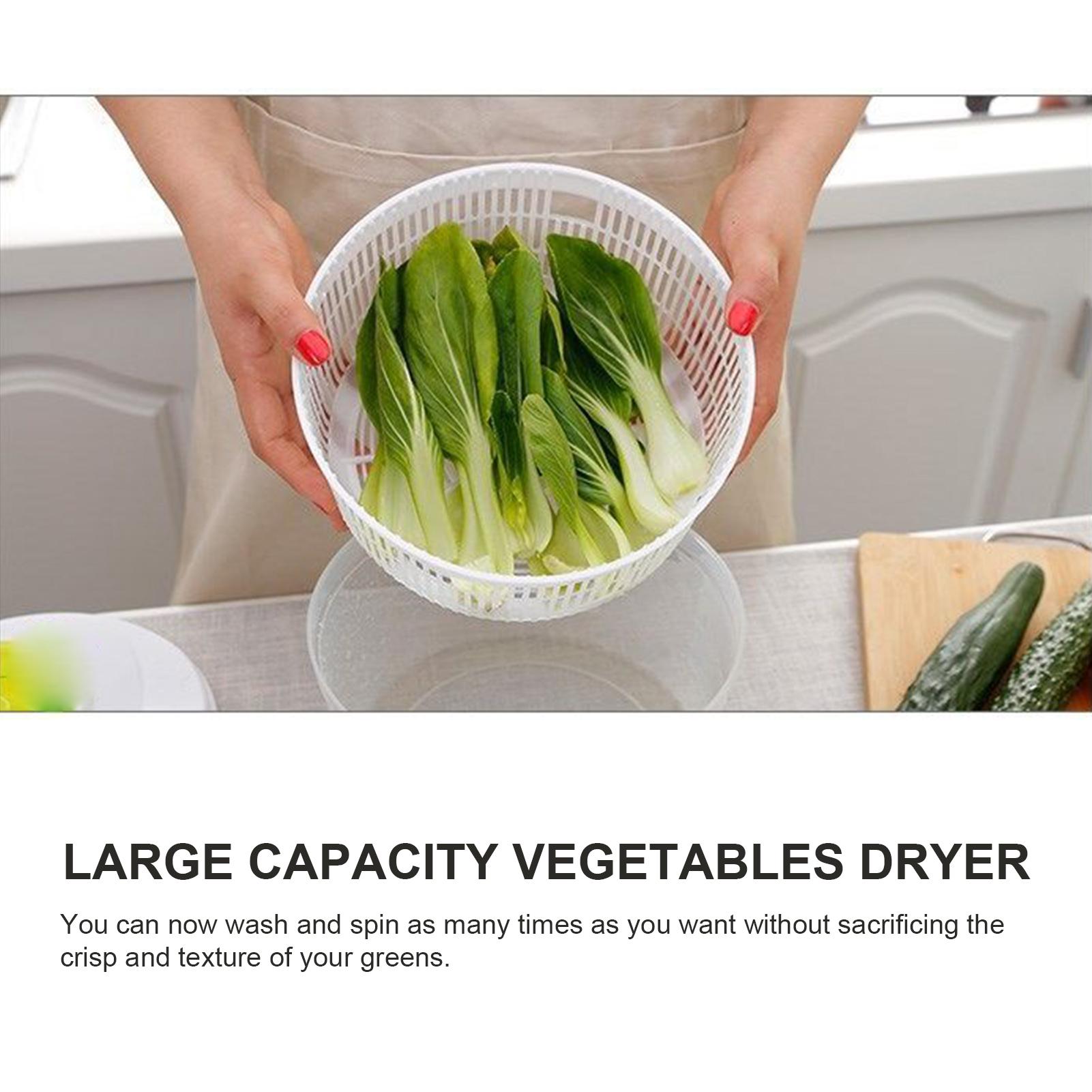 Máy Sấy Rau Củ Quả Salad 3l bằng tay Tiện Dụng