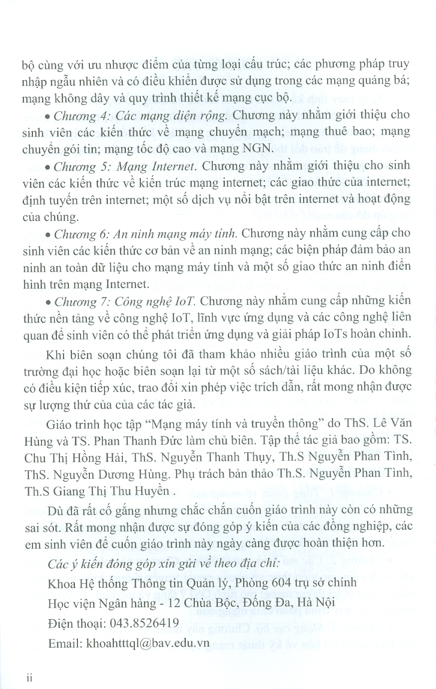 Giáo Trình Mạng Máy Tính Và Truyền Thông - TS. Phan Thanh Đức